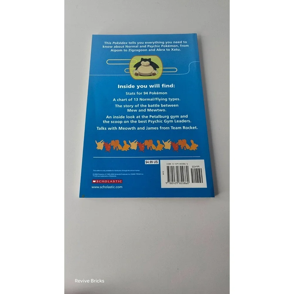 OFFICIAL POKEMON POKEDEX Tracey West, Katherine Nolls 2006‎ Paperback Scholastic